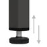 Flores - Wardrobe Anthracite 900 x 500 x 1800 mm Steel